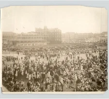 Vintage 1910-20s NJ Seaside Holiday Asbury Park Crowded Beach Photos (2) Denegar