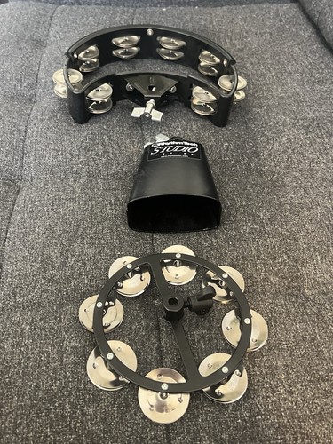 Drum Percussion Lot Rhythm Tech Tambourine Cowbell Meinl