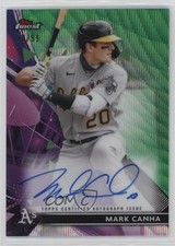 2021 Topps Finest Green Wave Refractor 52/99 Mark Canha #FA-MCA Auto h7i