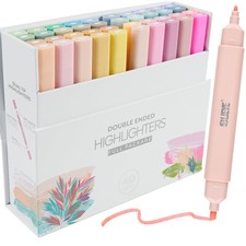 - Aesthetic Bible Highlighters No Bleed Through Assorted Colors, Cute Highlig...
