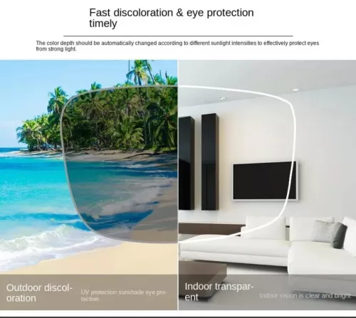 Transition Reading Glasses Photochromic Blue Light Blocking Near Far Multifocal - Picture 17 of 27