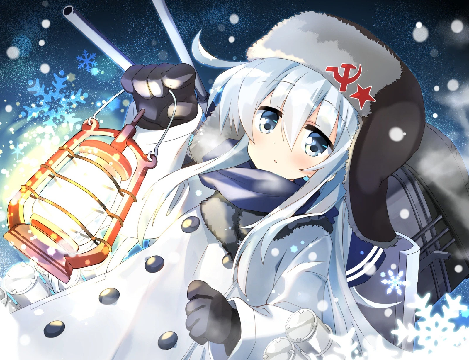 Anime kantai collection loli snow ussr lamp gloves Playmat Gaming Mat Desk