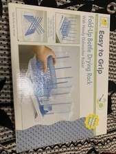 Easy Grip Fold Up Bottle Drying Baby Rack Dishes Bottles