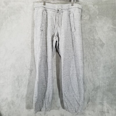 Uniqlo Sweatpants Mens Extra Large XL Gray Joggers Casual