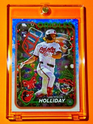 Jackson Holliday RARE ROOKIE CARD TOPPS HOLIDAY SP BALTIMORE 