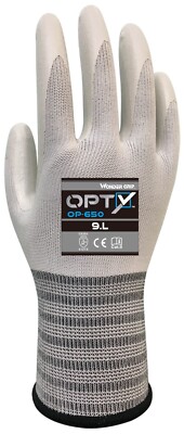 12X Wonder Grip OP-650 OPTY Nitrilbeschichtete Polyester-Handschuhe 13 Gauge