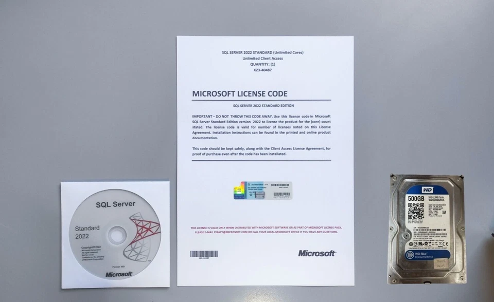 SQL Server 2022 Standard Unlimited Core & Unlimited CALs License & DVD - Image 4 of 4
