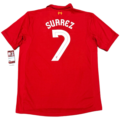 2012/13 Liverpool Home Jersey #7 Suarez 2XL Warrior Champions