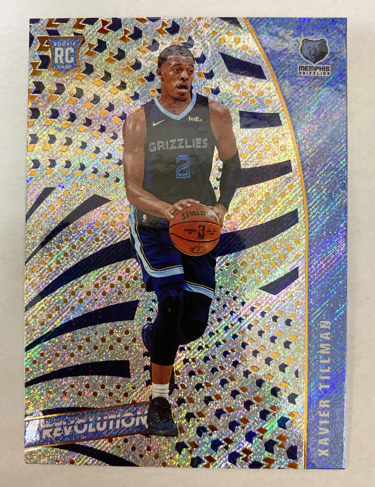 2020 -21 Panini Revolution Xavier Tillman Holographic Rookie Card #105 *PERFECT* - Image 2 of 4