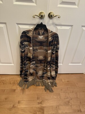 Lucky Brand Super Soft Cardigan W Frills
