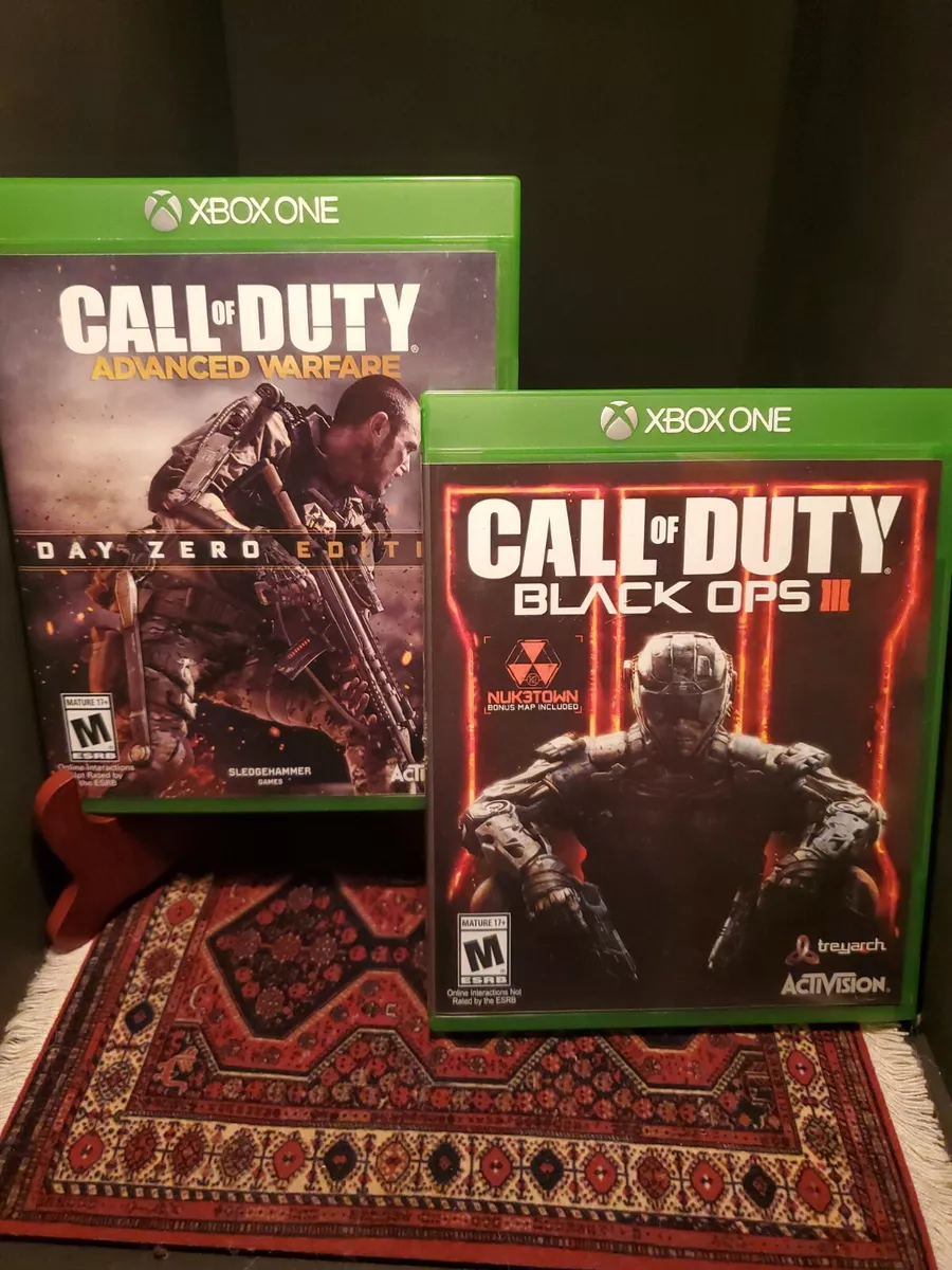 Call of Duty: Advanced Warfare Day Zero Edition Black OPS 3 III Xbox One VG