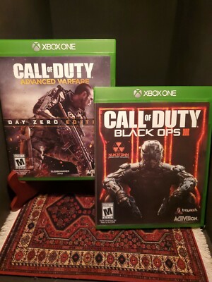 Call of Duty: Advanced Warfare Day Zero Edition Black OPS 3 III Xbox One VG