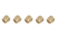 Compression Radiator Valve Inset Reducer 15mm to 10mm - 5 Pieces