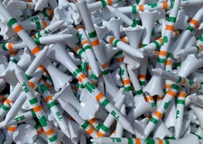 Golf Tees 2 3/4" Lucky Irish Flag Clover Truestrike Shamrock Performance 2.75