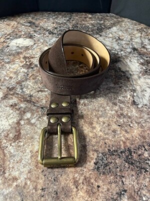 Michael Michael Kors brown leather belt XL women