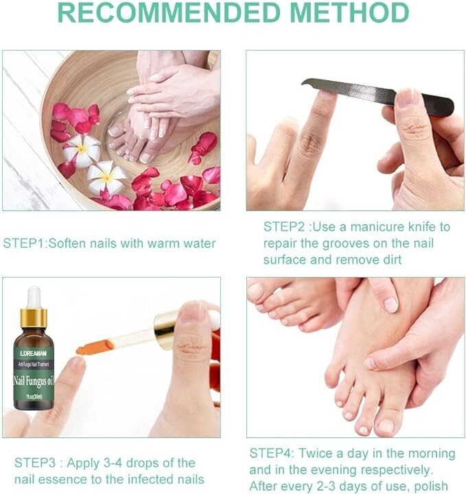 LDREAMAM Nail Fungus Oil Anti Fungal Nail Treatment 30ml Anti Fungal