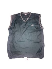 Vintage Nike Men’s L Warm Up Practice Jersey Made In USA Large Sleeveless Bat
