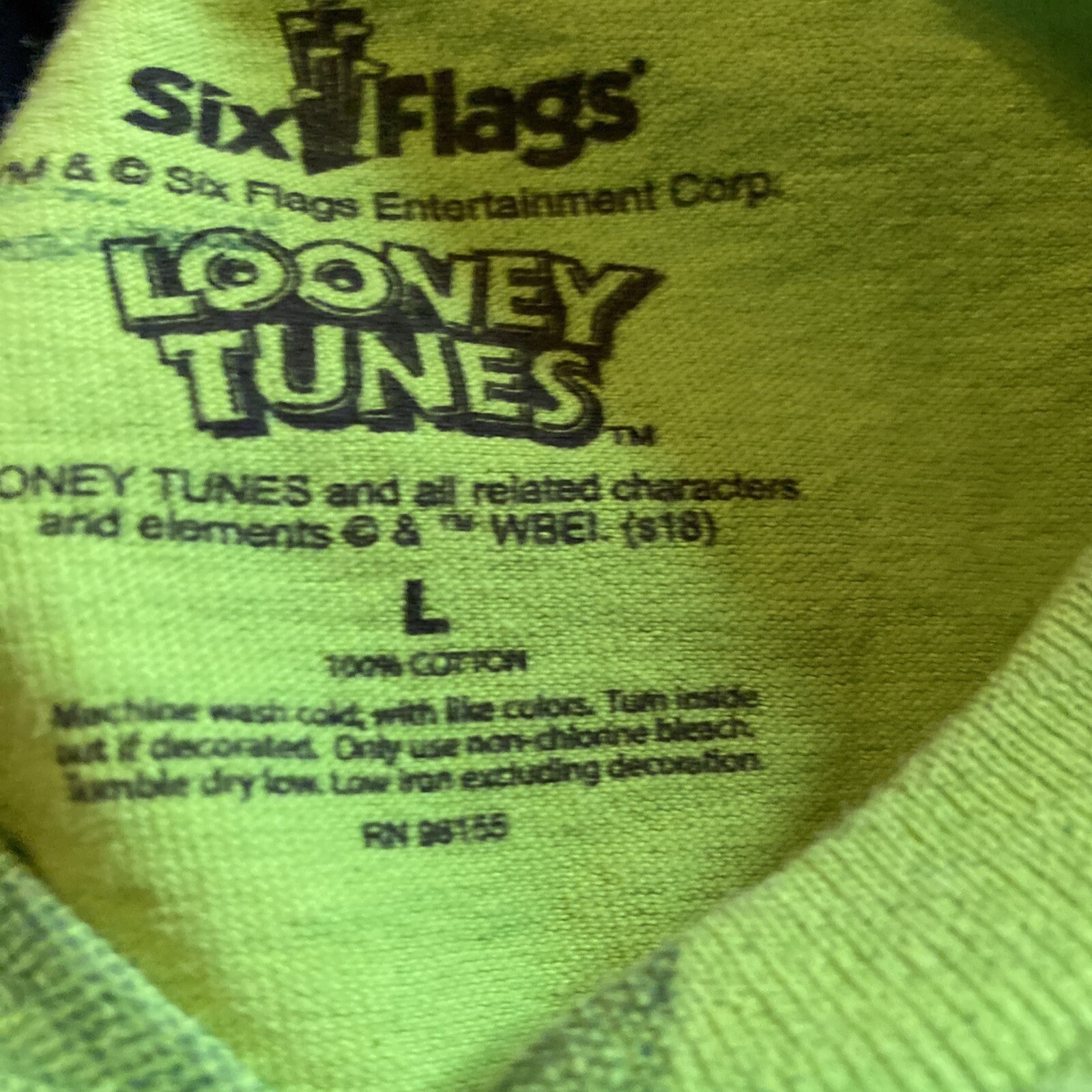 Marvin The Martian Green Six Flags Over Texas Shirt Gem marvin-the-martian-green-six-flags-over-texas-shirt-gem