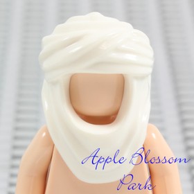 LEGO Minifig WHITE KEFFIYEH HEAD WRAP Prince of Persia Headdress Hood Cloth 7571