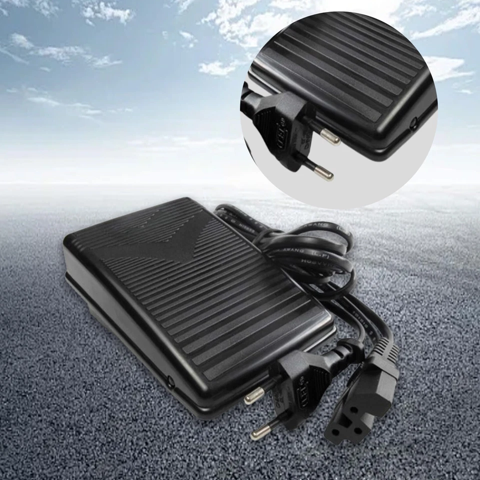 #30990 PEDAL DE CONTROL DE PIE + cable PARA HUSQVARNA VIKING Huskylock 3400,340D,341D Foto 3 de 4