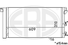CONDENSATORE CLIMATIZZATORE CON ESSICCATORE oe 51767143 FIAT PANDA 2A SERIE 169