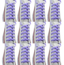 12 pairs Flat "Lavender" Sneaker Athletic String 27",36",45",54",63" Shoelaces