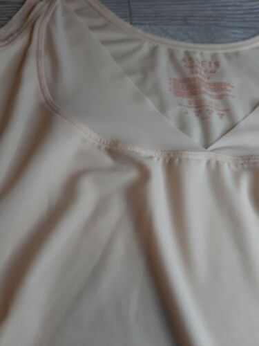 Spanx 1640 Featherweight Firmers Open Bust Body Slip Nude Size 1X/UK 22-24 - Picture 8 of 12
