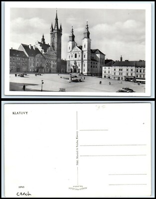 CZECH REPUBLIC RPPC Photo Postcard - Klatovy, General View ''3'' DM 