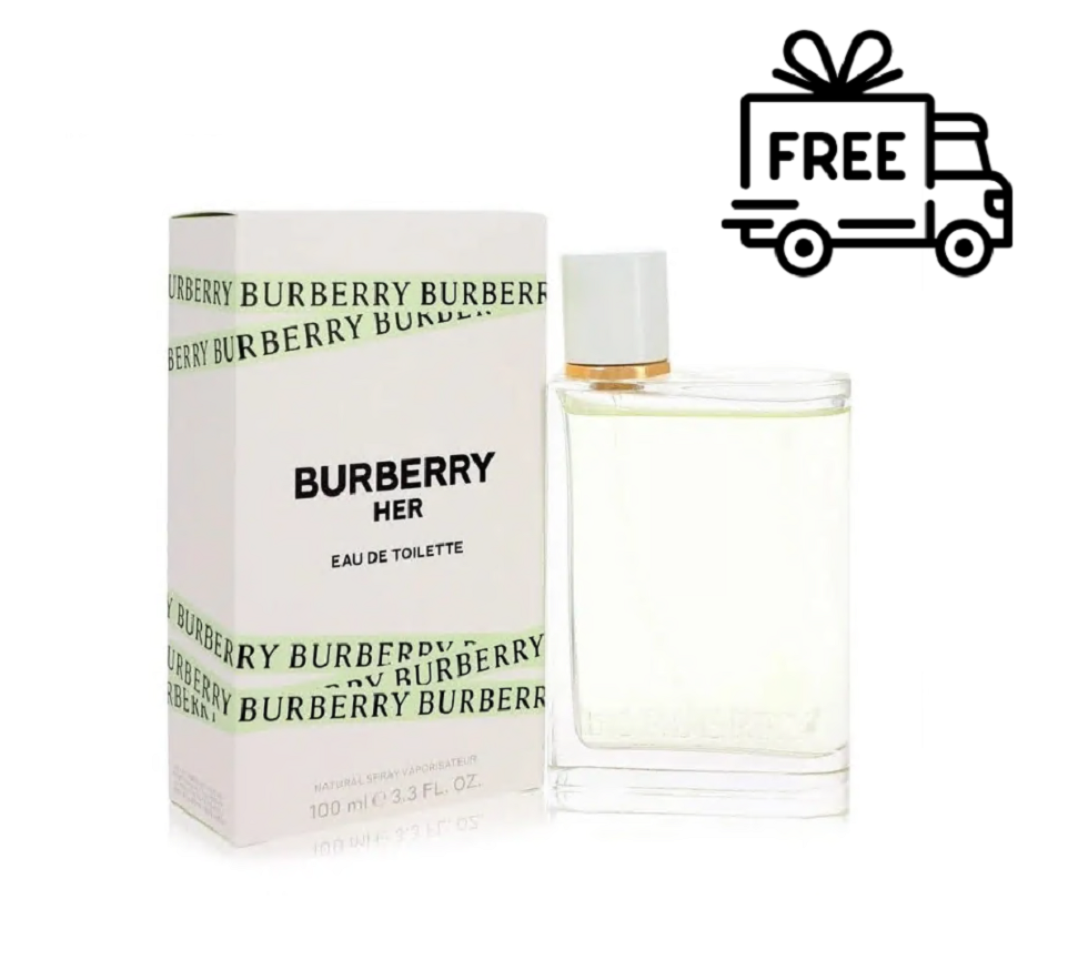 Burberry Her 3.3 oz Eau de Toilette Spray for Women New in Box-image