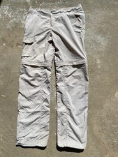 Columbia Women's Hiking Pants Beige Size 6/Reg Zipoffs