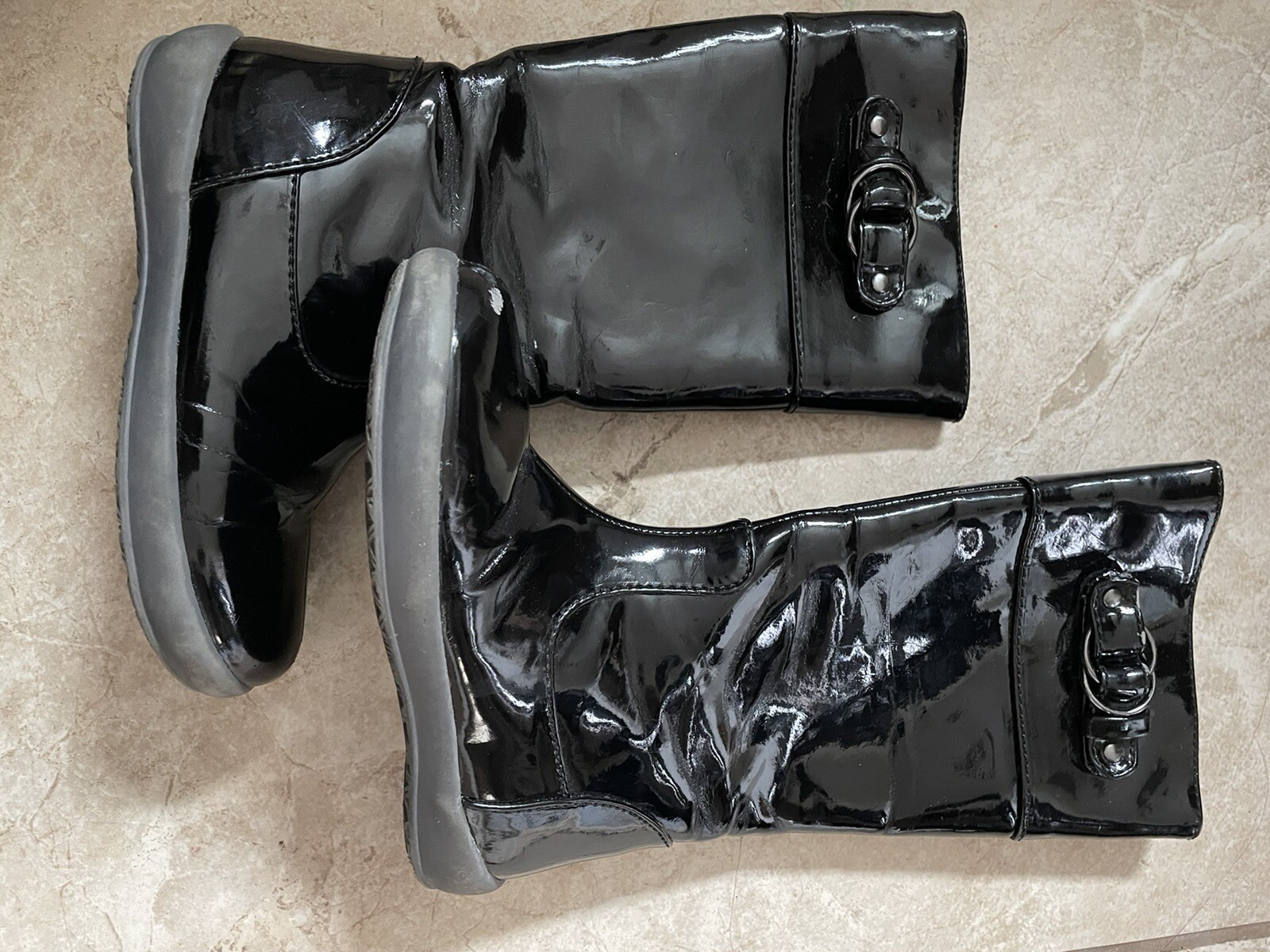 cole haan nike air boots girls size 8 