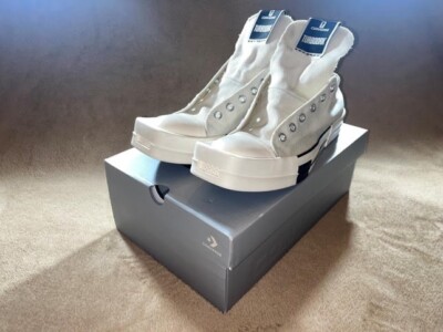 靴 Rickowens x Converse DRKSTAR Size 8 - Converse Rick Owens x DRKSHDW DBL DRKSTAR Chuck 70