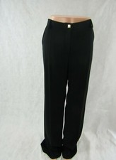 Versace Black Flat Front Bootcut Dress Pant NWT Size 46