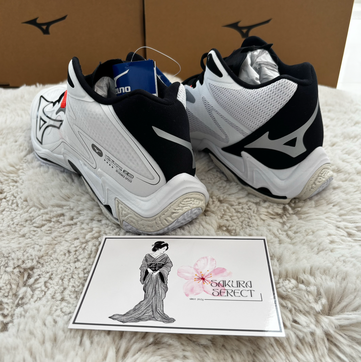 MIZUNO Volleyball Shoes WAVE LIGHTNING Z8 MID V1GA2405 51 | eBay