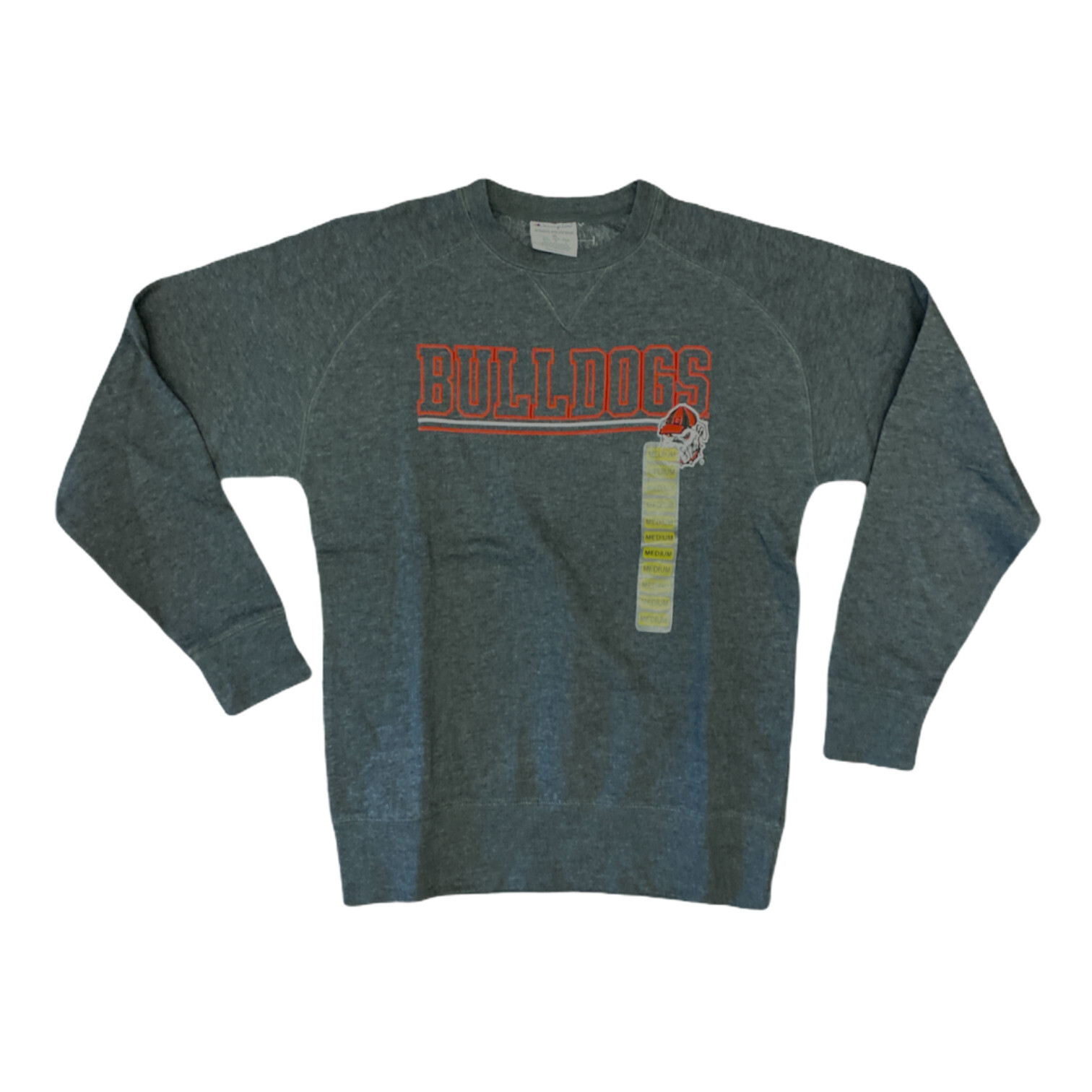 Мужская толстовка Champion с круглым вырезом NCAA Georgia Bulldogs темно-серая S 3590₽