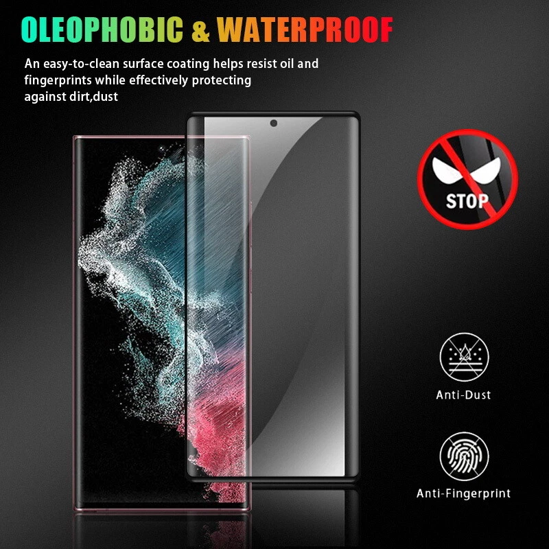 For Samsung Galaxy S23 S22+ S21 S20 S10 Note 20 Tempered Glass Screen Protector - Image 4 of 4