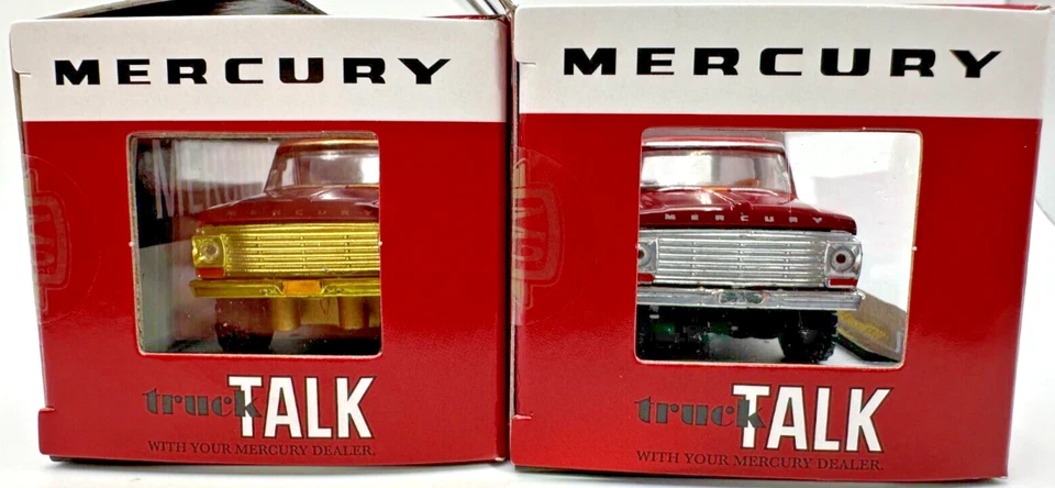 Camioneta de juguete M2 Machines 1967 Mercury M-100 personalizada 4x4 Chase R95 roja nueva Foto 2 de 3