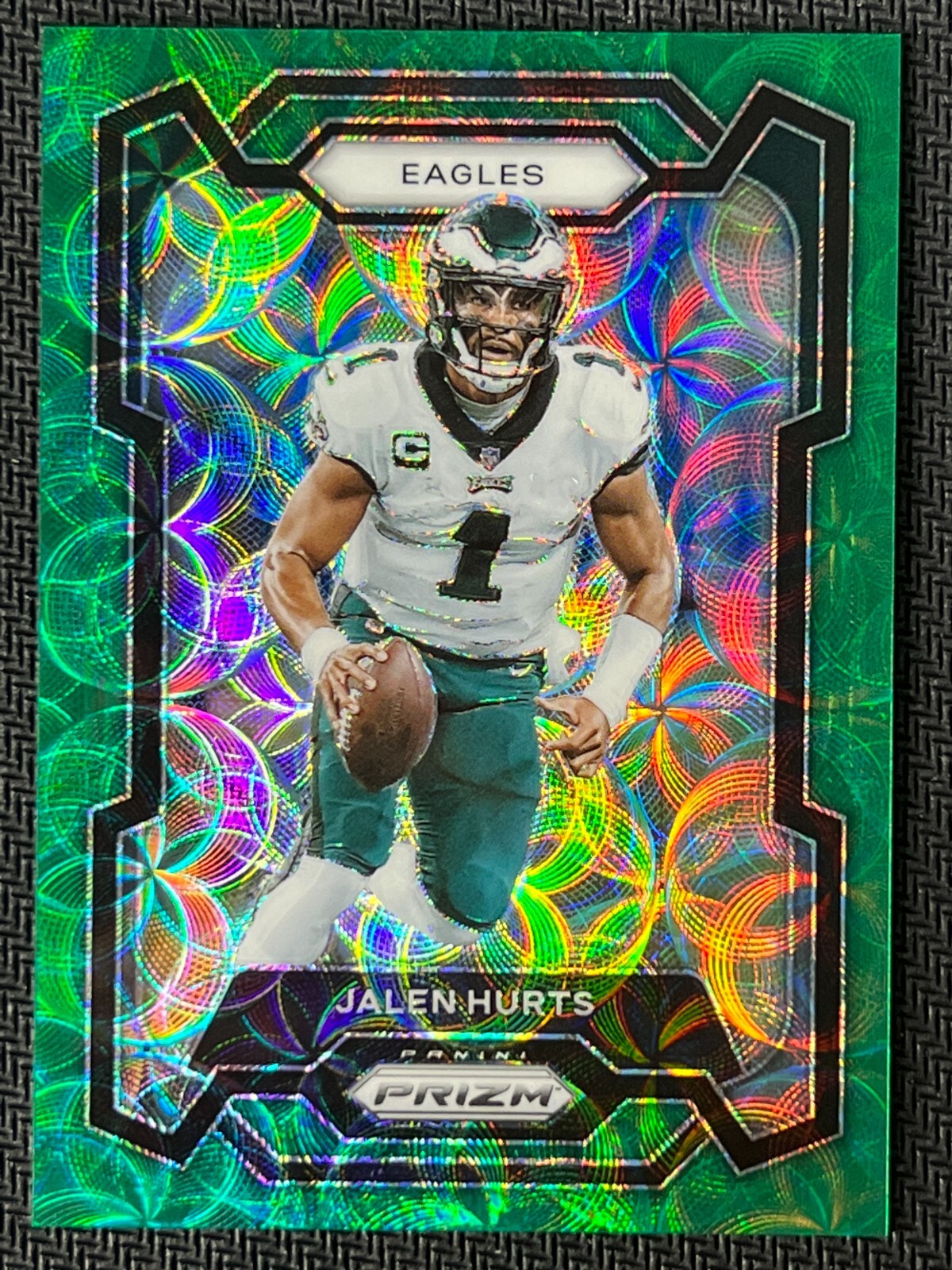 2023 Panini Prizm Green Scope #244 Jalen Hurts Eagles 54/75
