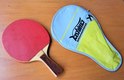 ANCIENNE RAQUETTE DE PING PONG " YASHIMA XX5 " VINTAGE TENNIS DE TABLE - Photo 1/4
