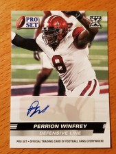 2022 Leaf Pro Set Rookie Auto White #PSAPW1 Perrion Winfrey