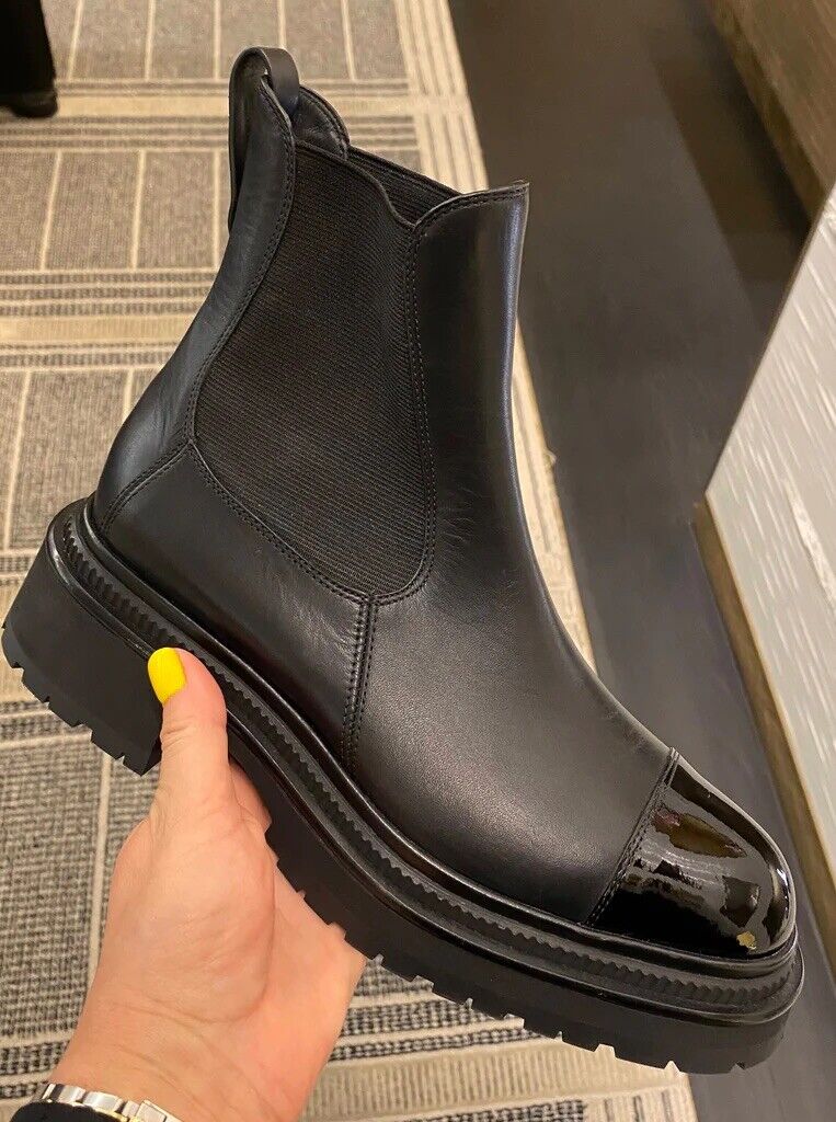 Chanel Ankle Boots Booties Shoes 22A Black Size 40.5 NEW Chanel Ankle Boots Booties Shoes 22A Black Size 40.5 NEW