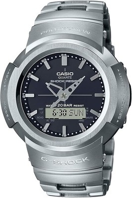 CASIO AWM-500D-1A Men's Watch G-Shock Silver From Japan NEW