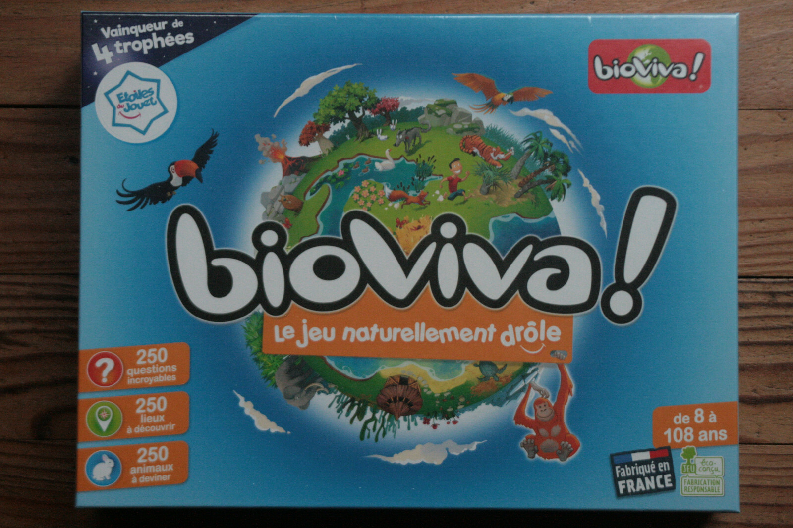 Jeu Bioviva naturellement drôle pour occuper les enfants le week-end sans écran
