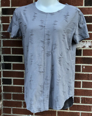 urban outfitters three feathers gray medium top thrashed look NWT 729