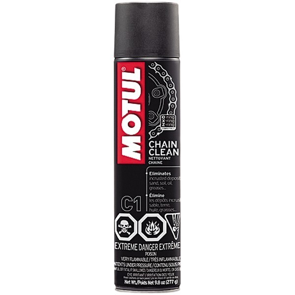 Motul C1 Chain Clean 400Ml Kettenentfetter Reiniger Motorrad Kart ATV Quad-image