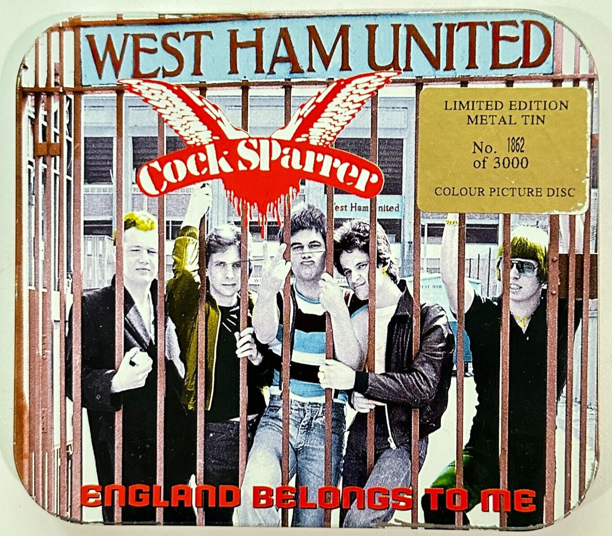 COCK SPARRER - ENGLAND BELONGS TO ME 7インチ uk oi punk hardcore