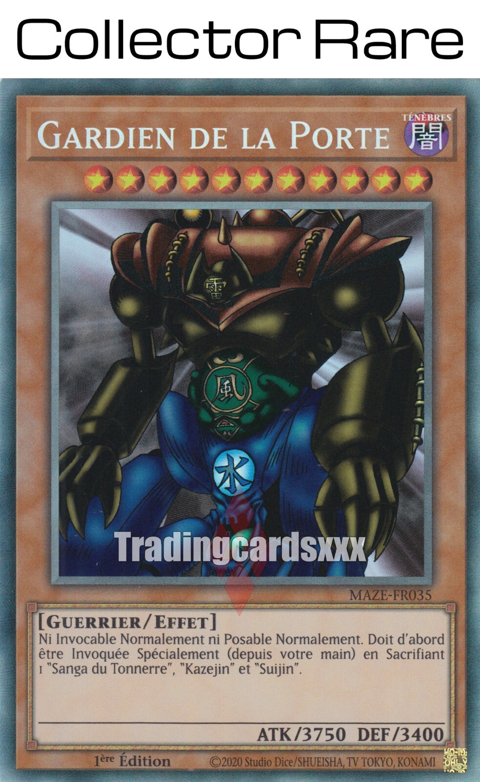 Gardien De La Porte Yu Gi Oh Yu-Gi-Oh! Gardien de la Porte : CR MAZE-FR035 | eBay