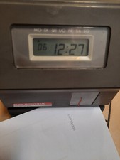 Zeitstempler Belegstempler Werkstattstempler B&uuml;rk TP-10 Seiko Stechuhr gebraucht