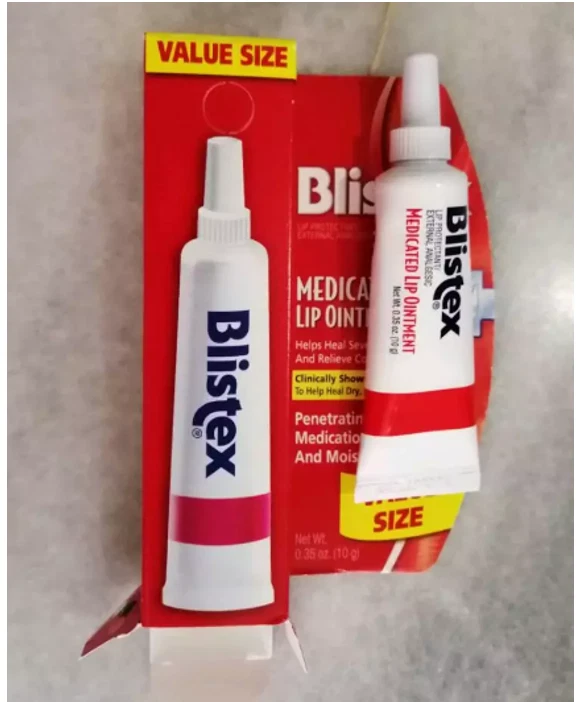 Ungüento labial BLISTEX de 2 x 10 g para tratar la sequedad labios agrietados y herpes labial Foto 3 de 4