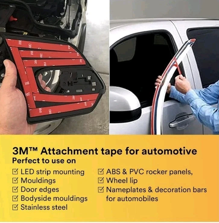 Cinta de fijación 3M para una unión más fuerte, cinta de espuma acrílica de doble cara 12 mm x 10 m Foto 4 de 4